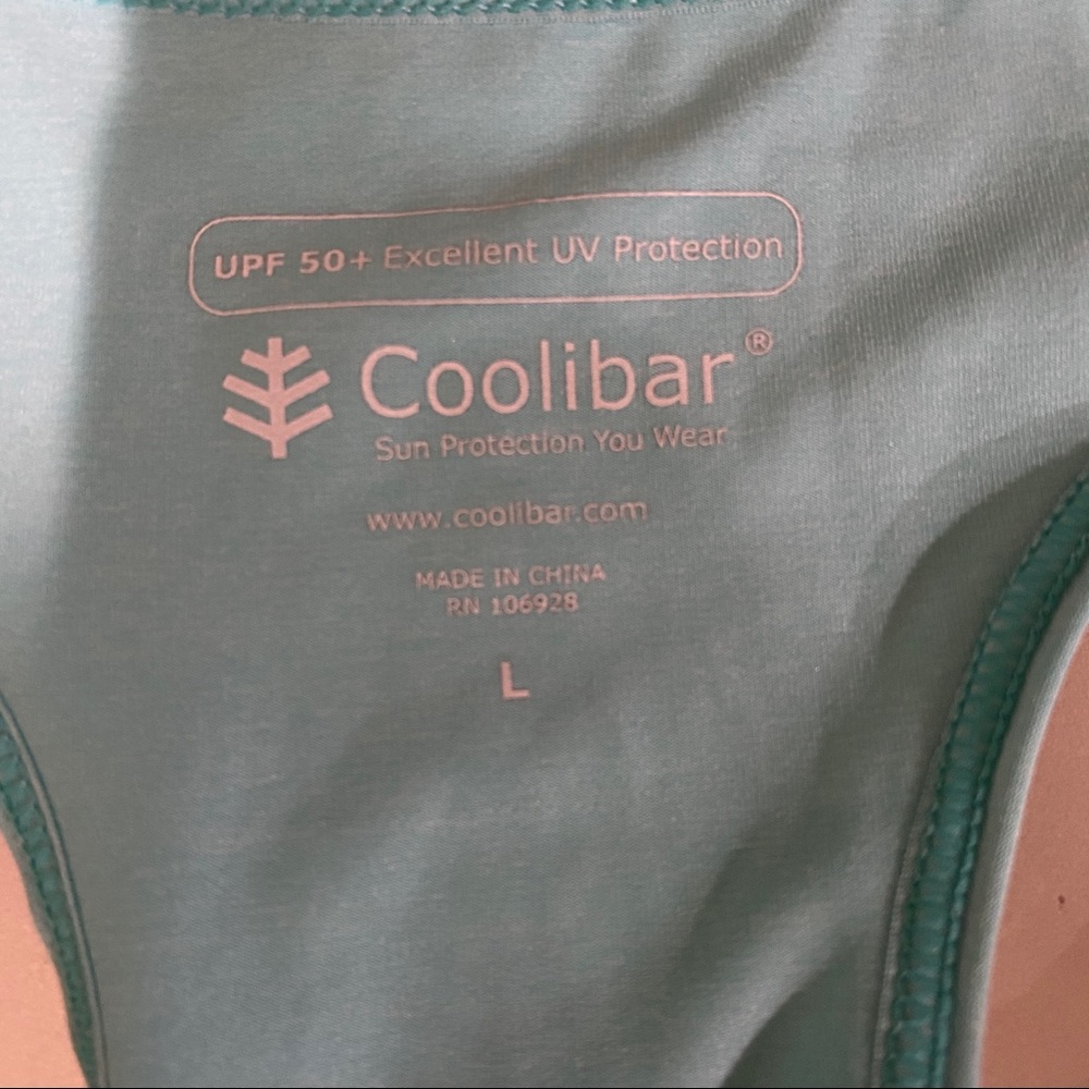Coolibar Workout Tank UPF 50 Sun Protection Large - Picture 3 of 8